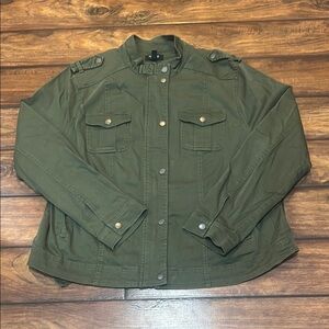 Torrid Green Military Field Jacket